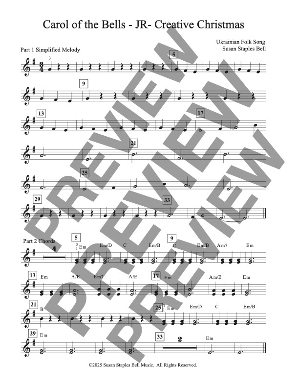 Creative Christmas - Carol of the Bells Flexible Ensemble - Image 4