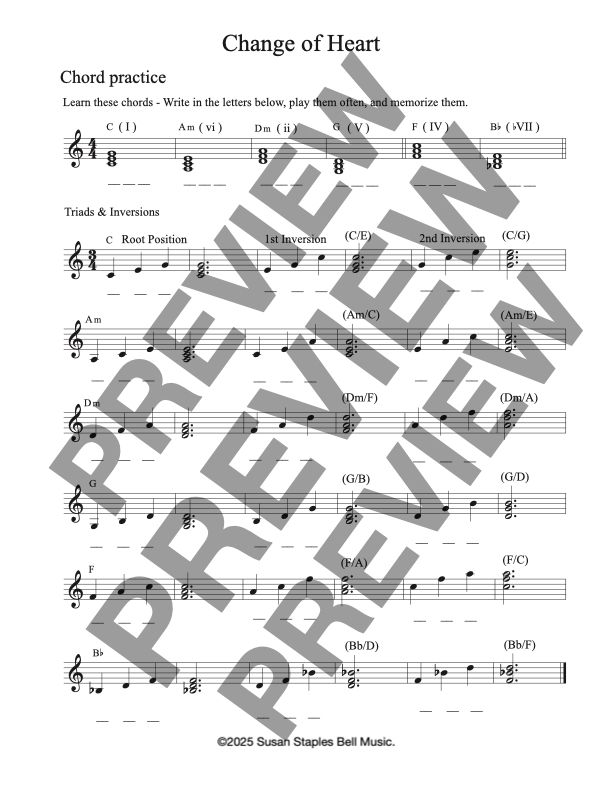 Change of Heart, Multi Level Piano Ensemble - Image 11