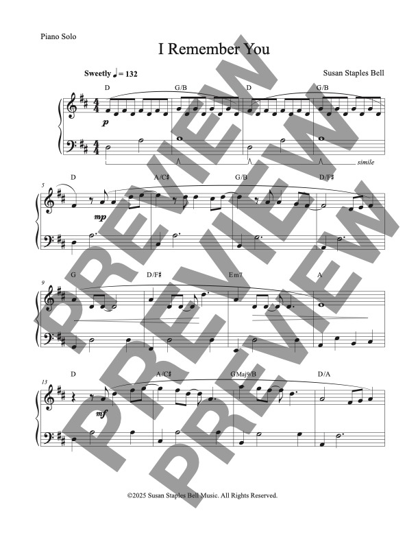 I Remember You, Pop Solo - Image 2