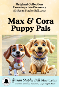 max-and-cora-puppy-pals-a-musical-storybook-with-10-pieces-for-elementary-studio-license