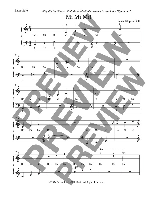 Piano Pranks, 8 Fun Solos for Elementary - Image 9