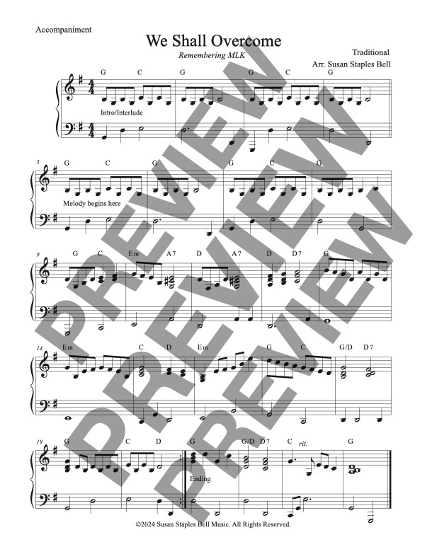 We Shall Overcome, Multi Level Flexible Ensemble - Image 8