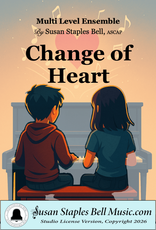 Change of Heart, Multi Level Piano Ensemble