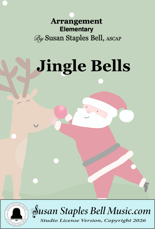 Jingle Bells, Solo with Chord Symbols
