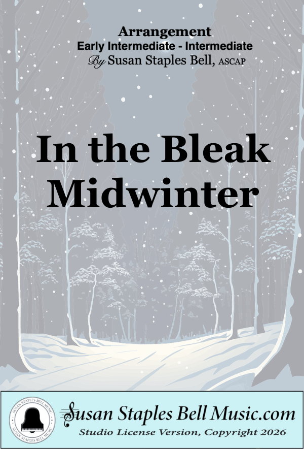In the Bleak Midwinter, Solo with Chord Symbols