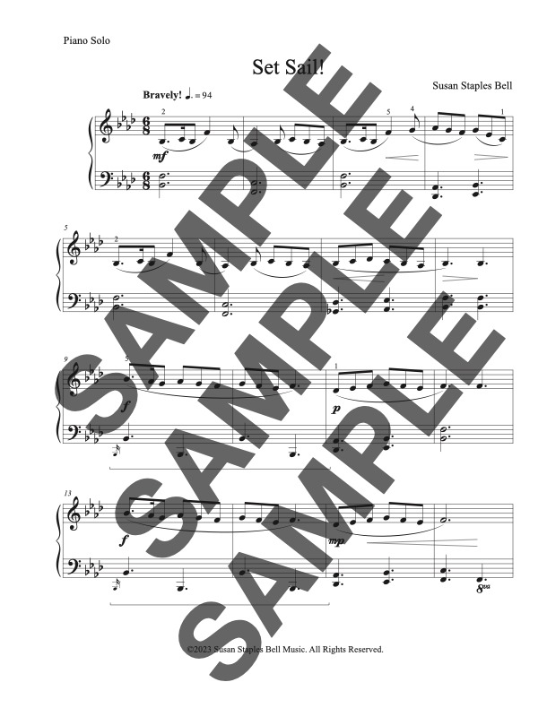 X” Marks the Spot, Solo – Susan Staples Bell Music