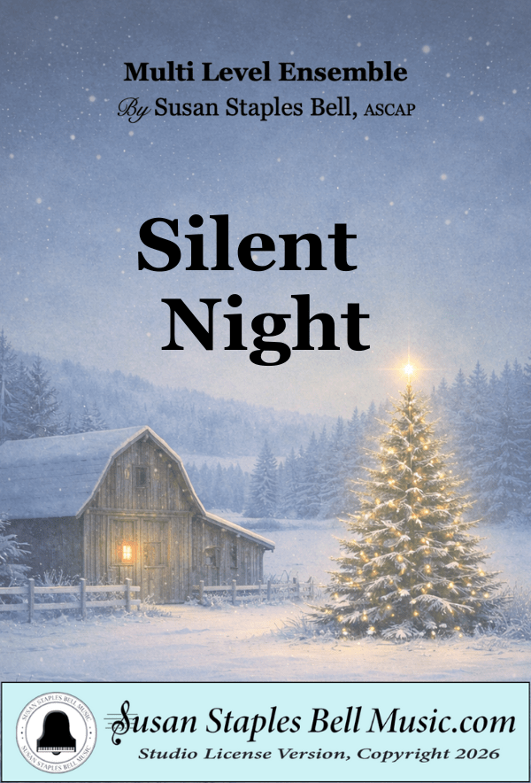 Silent Night, Multi Level Piano Ensemble