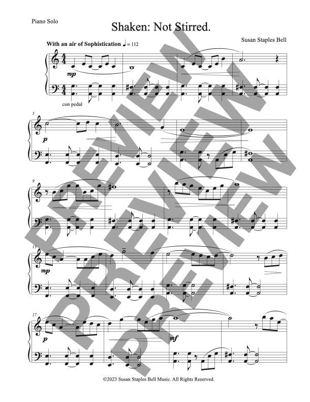Shaken: Not Stirred, Solo