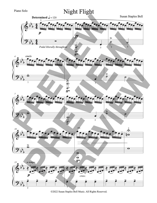 Night Flight, Intermediate Solo