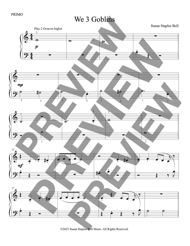 We 3 Goblins, Spooky Piano Trio - Image 3