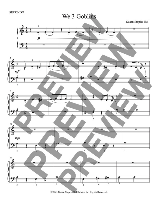 We 3 Goblins, Spooky Piano Trio - Image 4