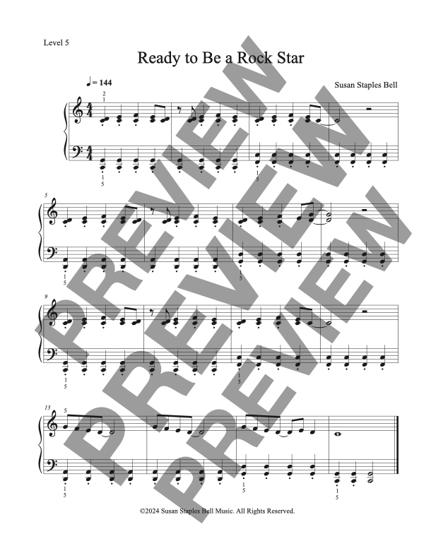 Ready to Be a Rock Star, Piano Solo - Image 2