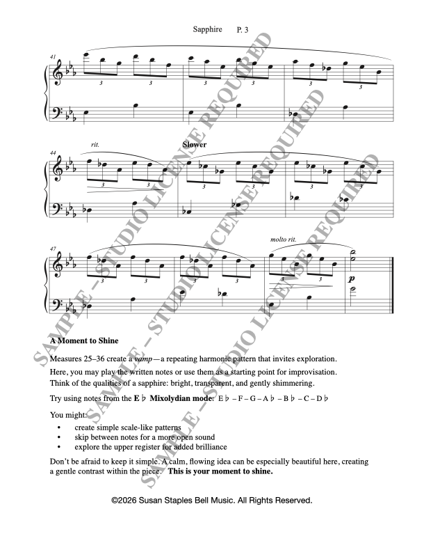 Sapphire, Solo - Image 3