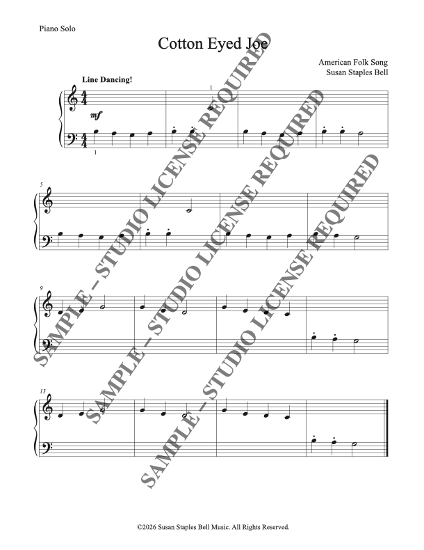 Folk Tune Fiesta, Book 1. Folk Songs of the Southwest - Image 10