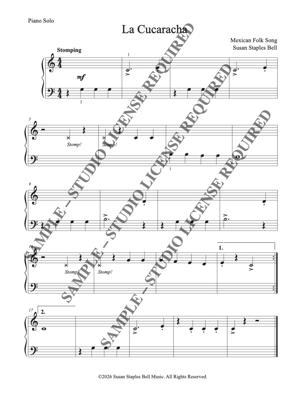 Folk Tune Fiesta, Book 1. Folk Songs of the Southwest - Image 13
