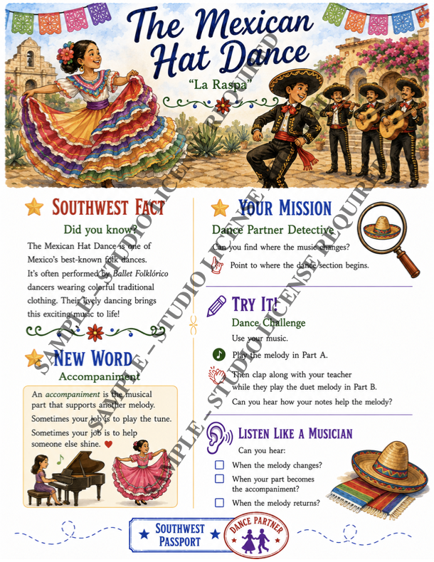 Folk Tune Fiesta, Book 1. Folk Songs of the Southwest - Image 16