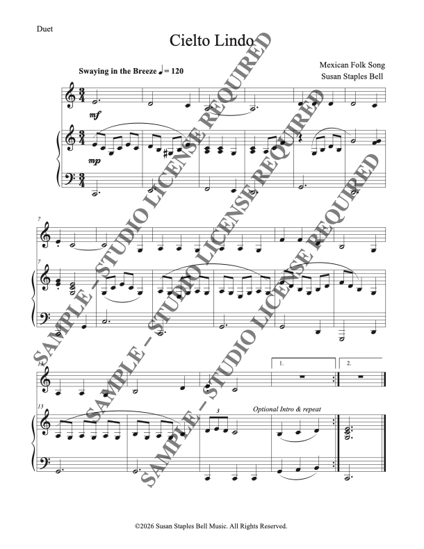 Cielito Lindo, folk song - Image 4