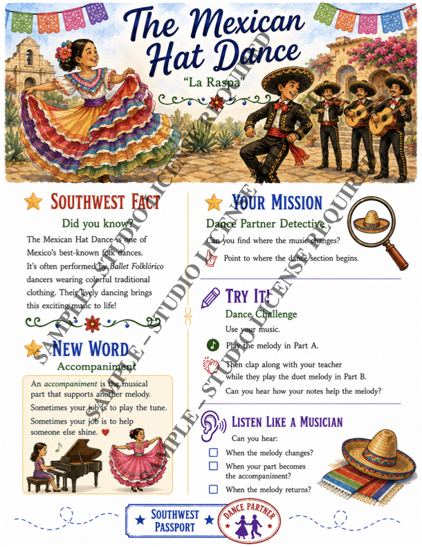 The Mexican Hat Dance, folk song - Image 2