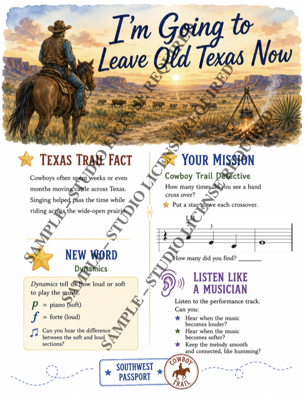 I'm Going to Old Texas Now, folk song - Image 2