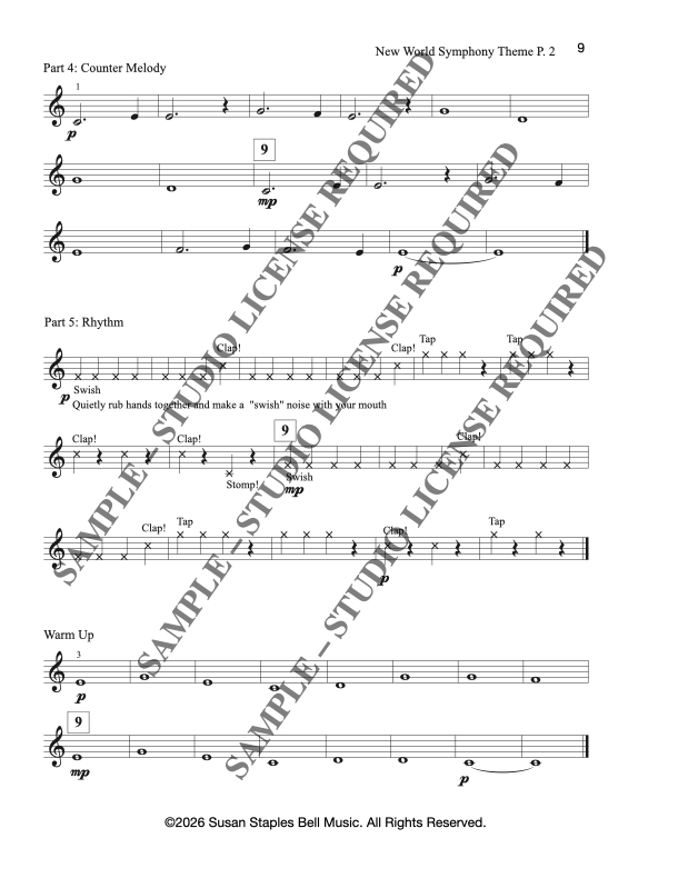 Classical Music at the Gym Book 1, Elementary Ensembles - Image 5