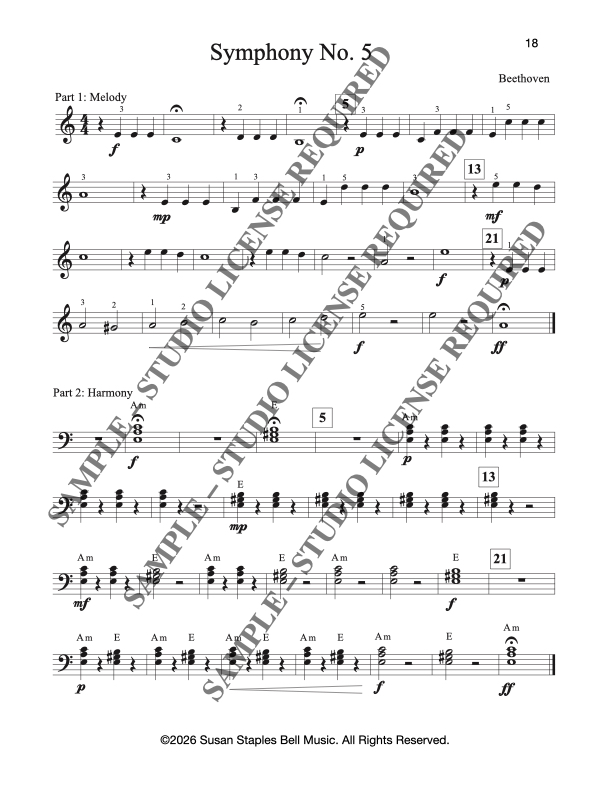 Classical Music at the Gym Book 1, Elementary Ensembles - Image 8