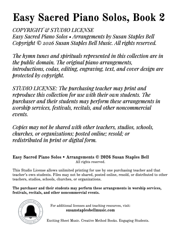 Easy Sacred Piano Solos, Book 2 - Image 2