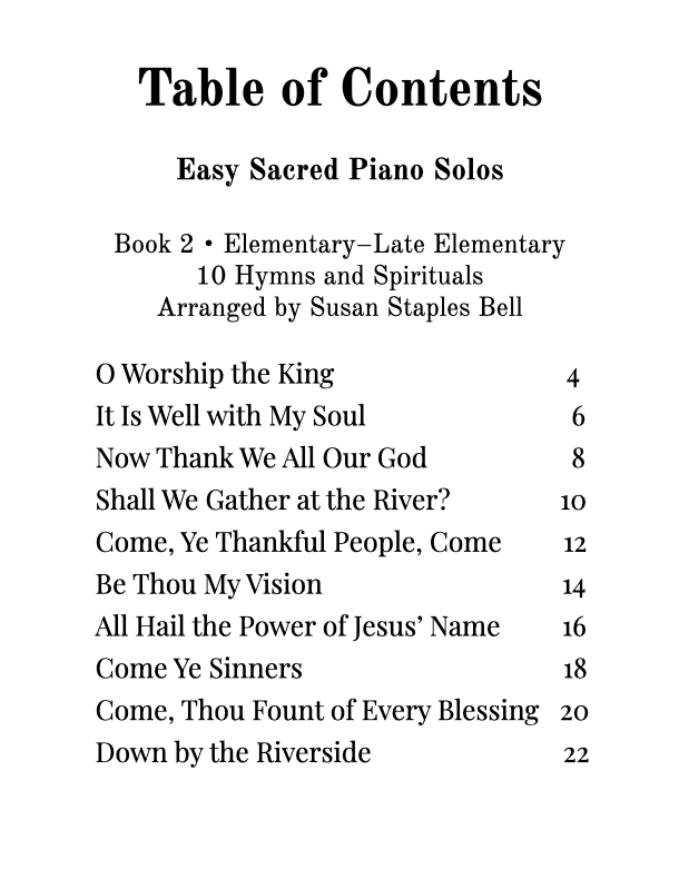 Easy Sacred Piano Solos, Book 2 - Image 3