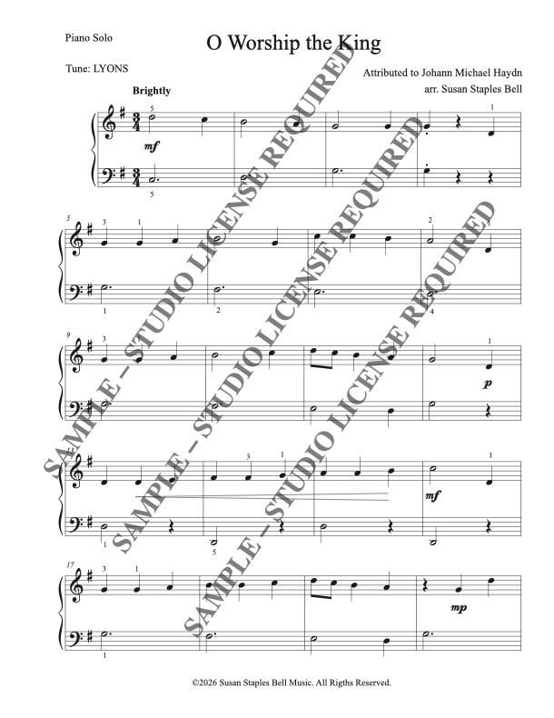 Easy Sacred Piano Solos, Book 2 - Image 4
