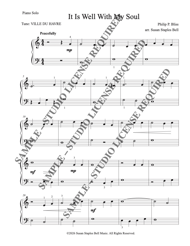 Easy Sacred Piano Solos, Book 2 - Image 5