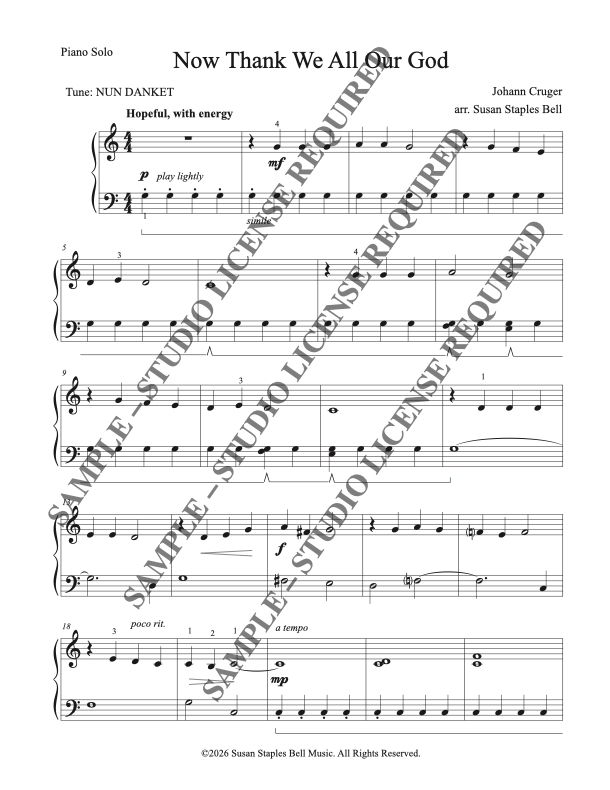 Easy Sacred Piano Solos, Book 2 - Image 6
