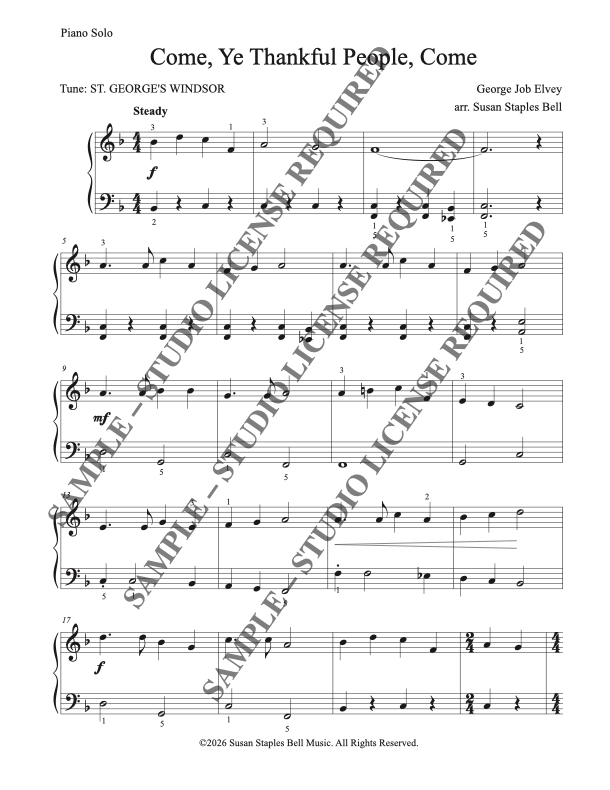 Easy Sacred Piano Solos, Book 2 - Image 8