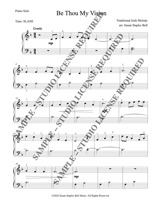 Easy Sacred Piano Solos, Book 2 - Image 9