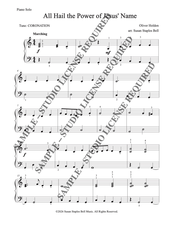 Easy Sacred Piano Solos, Book 2 - Image 10