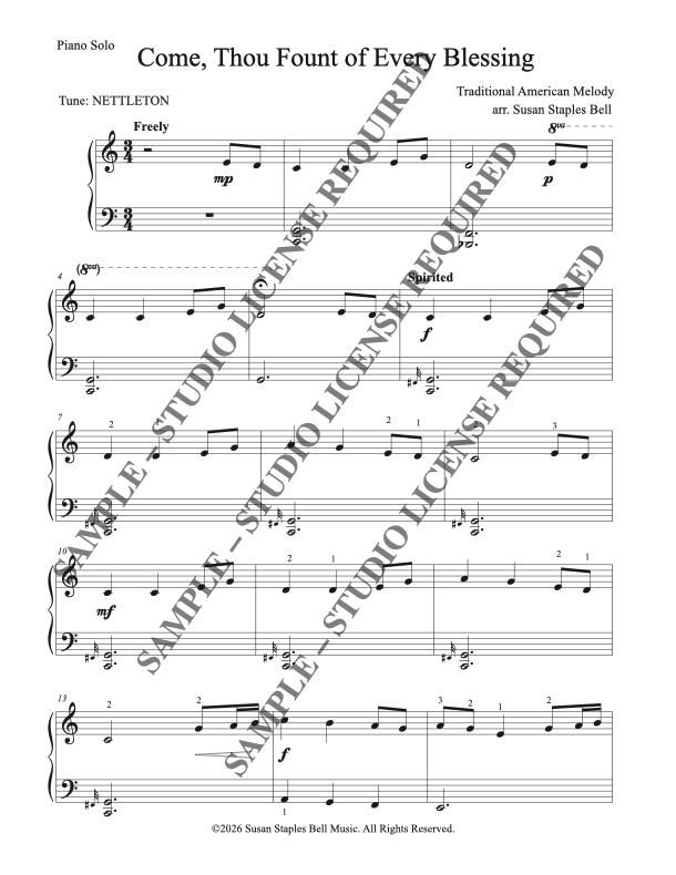 Easy Sacred Piano Solos, Book 2 - Image 12