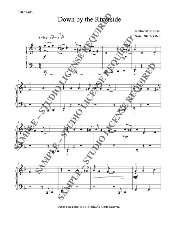 Easy Sacred Piano Solos, Book 2 - Image 13