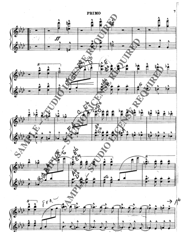 The Stars and Stripes Forever, Piano Duet - Image 5